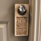Please Do Not Disturb - 15 Languages - Door Hanger - Raw Wood 9x4